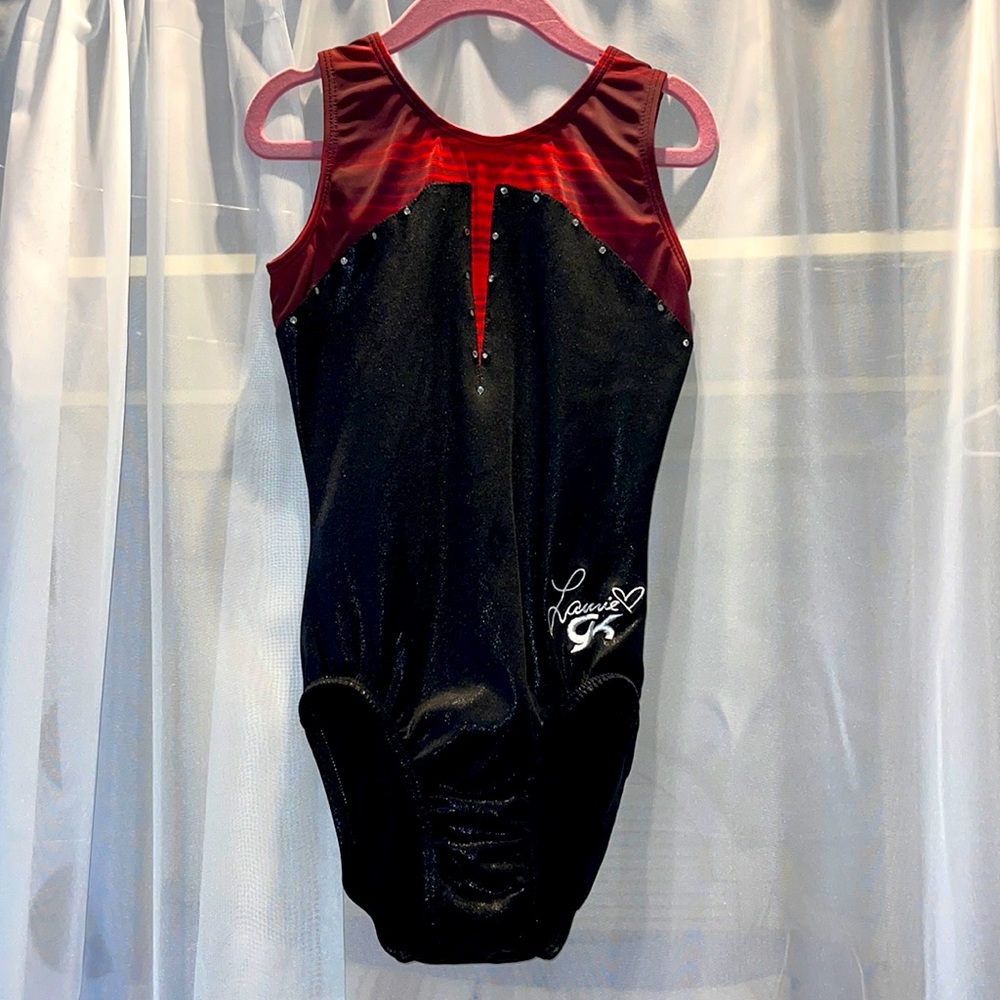 Laurie Hernandez Gymnastics Leotard “Lady In Red” GK Childs Large